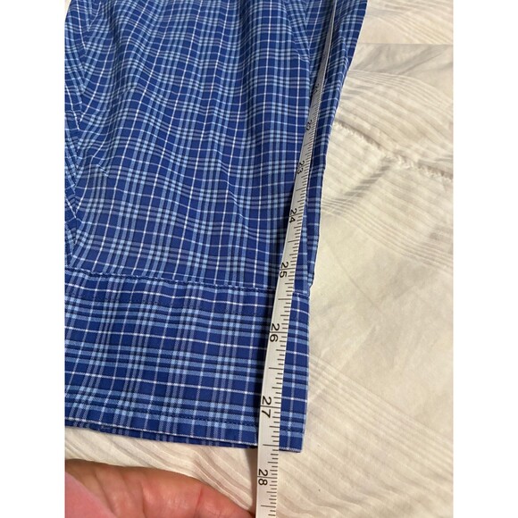 Ralph Lauren Performance Button Down Shirt 2XLT Blue Plaid Lightweight - Picture 7 of 9